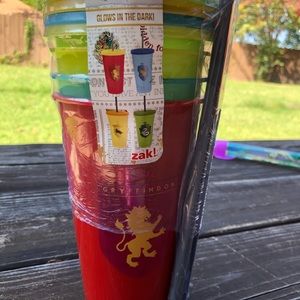Harry Potter glow I the dark tumblers